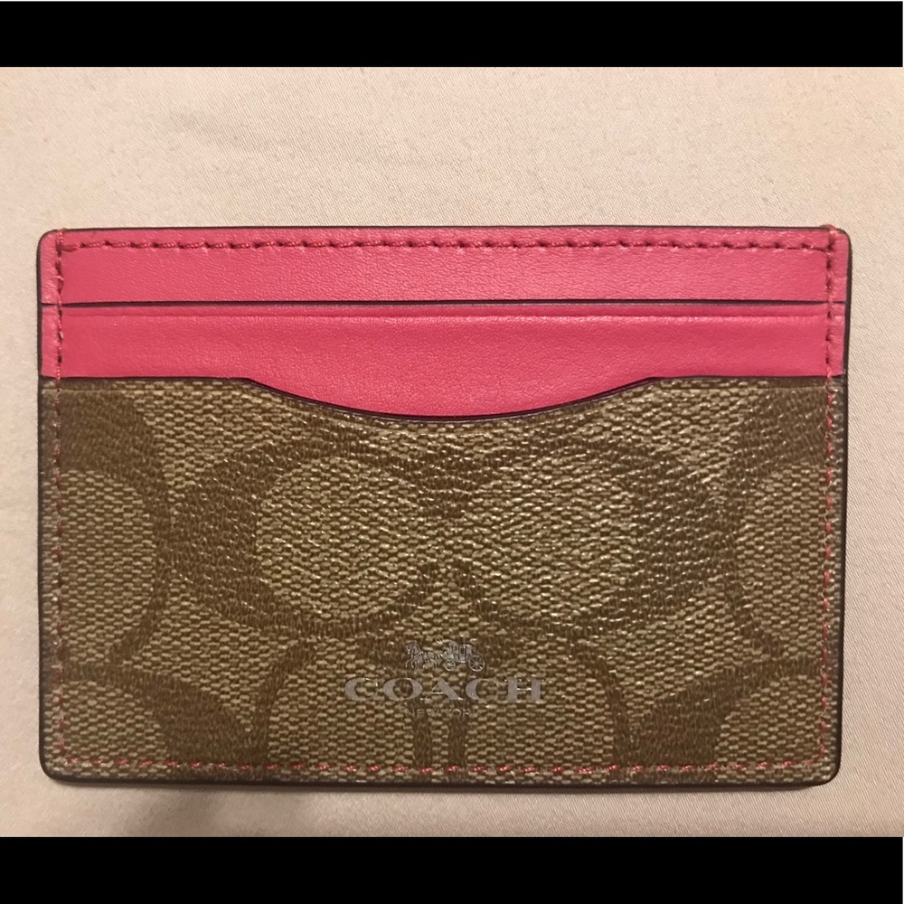 Coach credit card holder